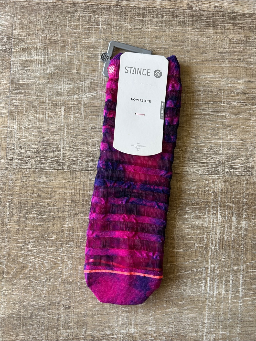 Stance Women’s socks OS pink purple funky colorful low ride lou lou NWT